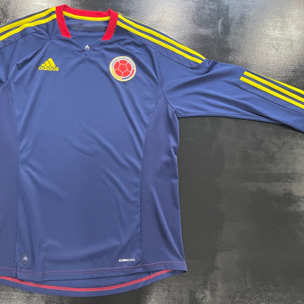 Adidas Blue Colombia Soccer Jersey